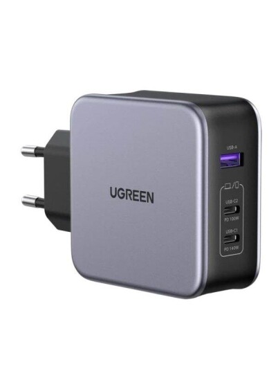 UGREEN Nexode GaN 140W Triple USB Charger - Black UGREEN Nexode GaN 140W Triple USB Charger - Black
