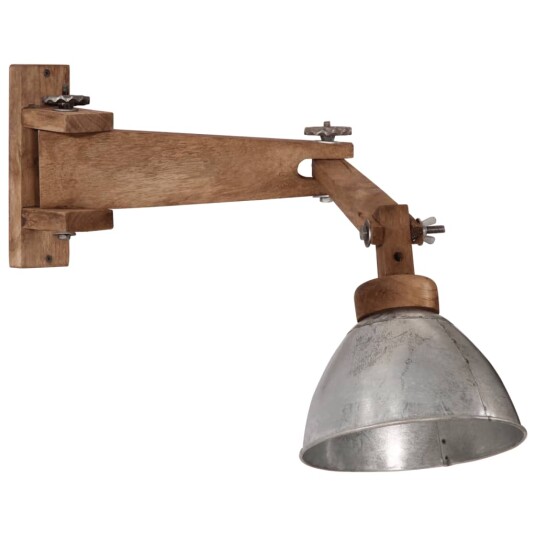  Vegglampe 25 W vintage sølv E27