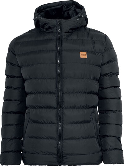 Urban Classics Overgangsjakke - Basic Bubble Jacket - S til 3XL - Herrer - svart