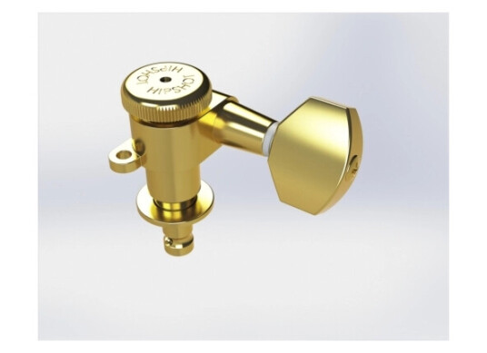 Hipshot Grip-Lock Closed Guitar Tuning Machine - Bass Side Left - Gull