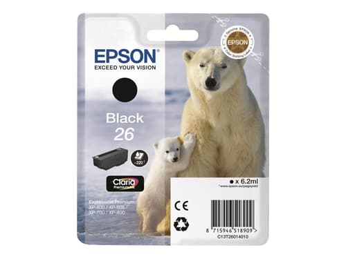 Epson Blekk Cyan 26 Claria Premium Epson Blekk Cyan 26 Claria Premium