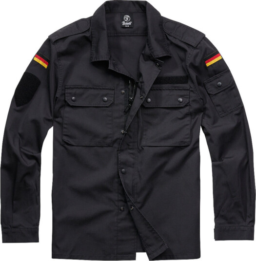 Brandit BW feltet bluse Jacket S Svart Brandit BW feltet bluse Jacket S Svart