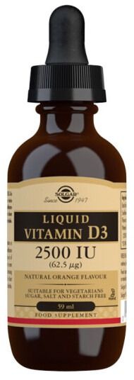 Solgar D3-Vitamin Væske 59 ml