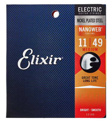Elixir Nanoweb Medium E-Gitarrensaiten Elixir Nanoweb Medium E-Gitarrensaiten