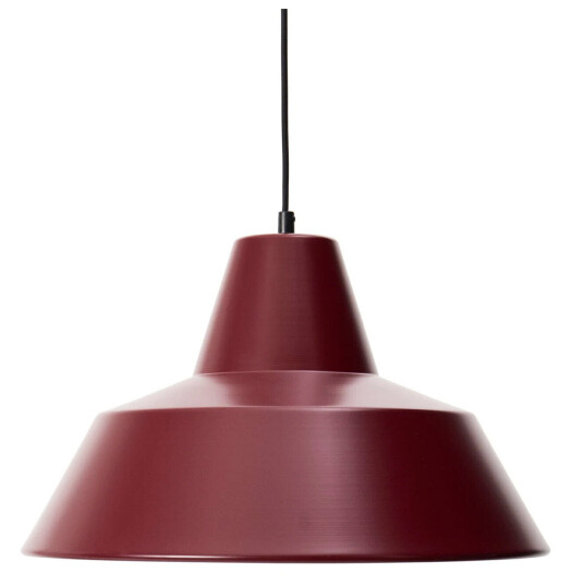 Made by Hand Workshop Pendant W4 Wine Red