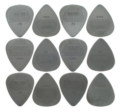 Dunlop Nylon Max Grip 0.73 Player Plektrumset Dunlop Nylon Max Grip 0.73 Player Plektrumset
