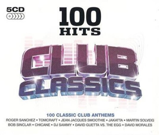 100 Hits Club Classics 5CD Diverse Artister