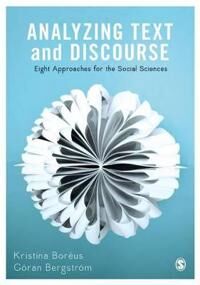 Analyzing Text And Discourse Av Kristina Boreus, Goran Bergstrom