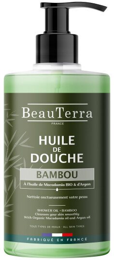 Beau Terra Shower Oil Bamboo, 750 ml