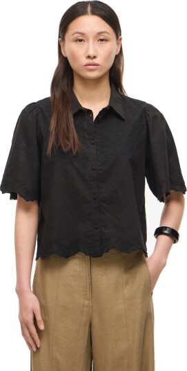 ROUGE EDIT Roukay 2/4 Shirt   Black   34