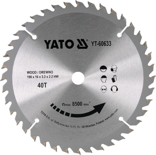 YATO YT 60633 Mellomleggsskive vinkelsliper