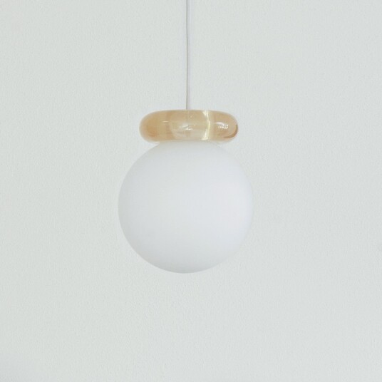 Hengelampe Normann Copenhagen Hinx dimmbar Beige Kjøkken Glass Design 18 Beige