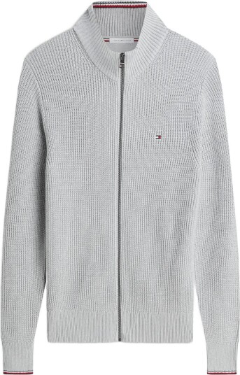 Tommy Hilfiger Rwb Rib Zip Through Grey S