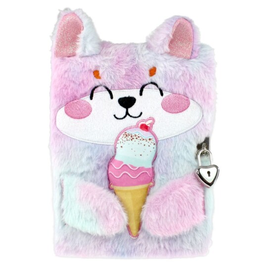 Tinka Plush Diary Cat w. ice cream 8-802153