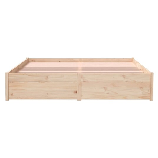 vidaXL Sengeramme heltre 150x200 cm 5FT King Size