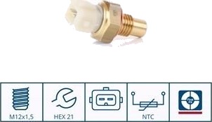 NISSENS 207023 Sensor, motortemperatur NISSENS 207023 Sensor, motortemperatur