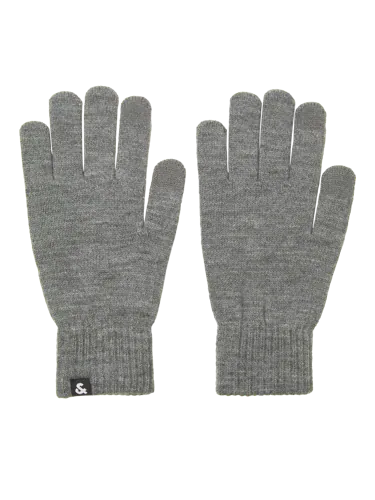 Jack & Jones Jacbarry Knitted Gloves Noos Hansker & Vanter Grå