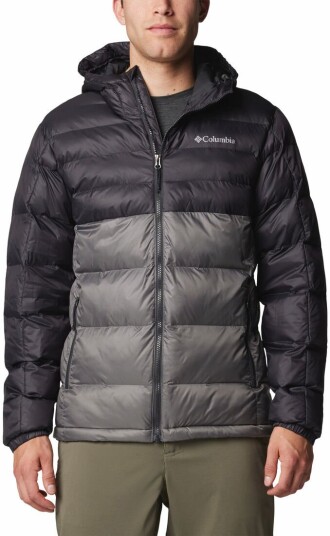 Columbia Montrail Columbia Men's Buck Butte II Insulated Hooded Jacket City Grey/Shark City Grey Shark XL Columbia Montrail Columbia Men's Buck Butte II Insulated Hooded Jacket City Grey/Shark City Grey Shark XL