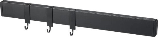 Dorre Maggie magnetlist Svart 3 kroker 40×4 cm