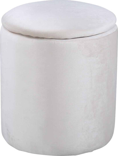 Venture Design Limpen sittepuff Beige 32 cm Hvit