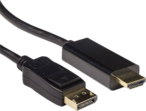 Act Konverterkabel Displayport Hann Til Hdmi A Hann 0,50 M Ak3987