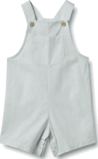Wheat Overall Sigge Light Blue chambray (68 cm)