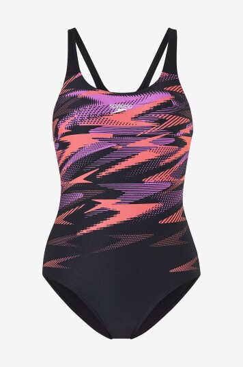 Speedo Badedrakt Womens Hyperboom Placement Muscleback Orange