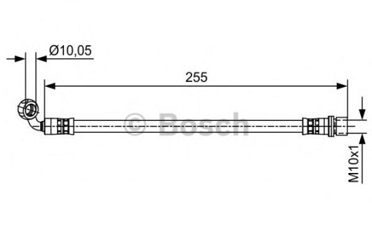 Bremseslange BOSCH 1 987 481 647