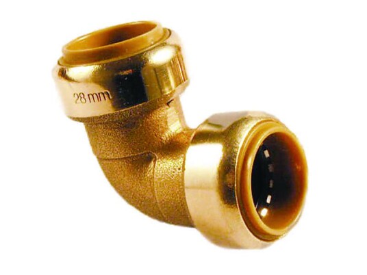 Tectite Classic Albu 90° 18 mm, Messing Tectite Classic Albu 90° 18 mm, Messing