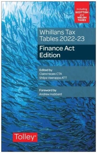 Whillans'S Tax Tables 2022-23 (Finance Act Edition) Av Claire Hayes, Shilpa Veerappa