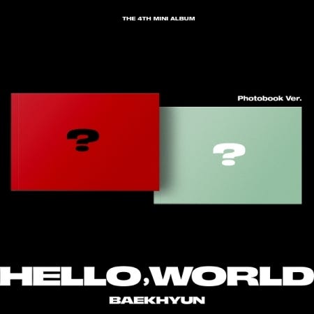 Baekhyun Hello, World Photobook Version incl. 80pg Photobook, Postcard, Hidden Message Card, 2 Photocards, Sticker, Profile Card, Lyrics Folded Poster + Folded Poster CD Baekhyun Hello, World Photobook Version incl. 80pg Photobook, Postcard, Hidden Message Card, 2 Photocards, Sticker, Profile Card, Lyrics Folded Poster + Folded Poster CD