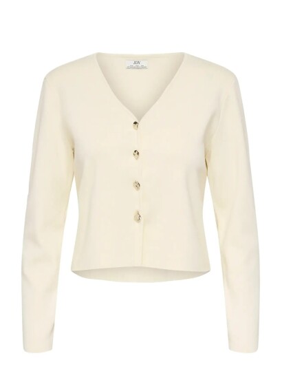 JDY Jdyastra L/S V Neck Cardigan Knt Cream L JDY Jdyastra L/S V Neck Cardigan Knt Cream L