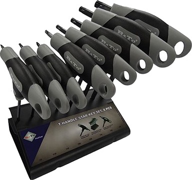 BATO T-Grep unbrakonøkkelsett Torx 8-50. 8 deler.