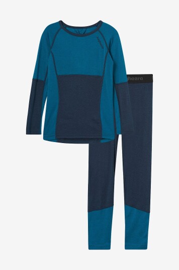 Bagheera Undertøysett Merino Brisk Set Kids Blå