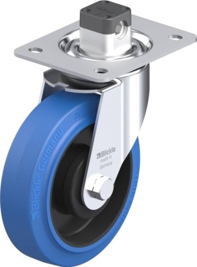 Blickle 850234 Le-Poev 160Ka-Cs11-Sb Styrehjul Med Bremse 160 Mm 300 Kg