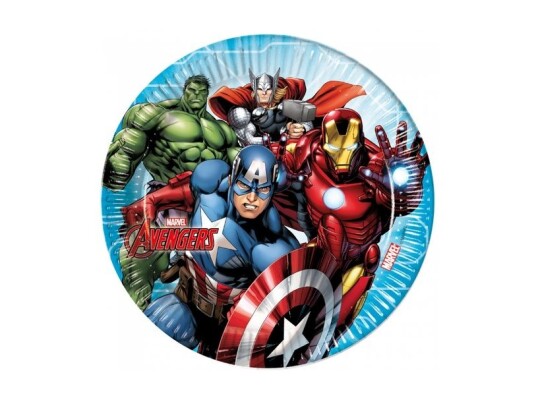 Mighty Avengers Tallerkner 23Cm