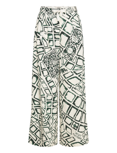 Scotch & Soda Eleni Printed Pyjama Pant - Green - XS x 32 Scotch & Soda Eleni Printed Pyjama Pant - Green - XS x 32