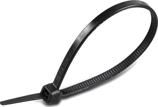 V Tac Kabelbånd 10 cm 100 stk Bredde 2,5 mm svart V Tac Kabelbånd 10 cm 100 stk Bredde 2,5 mm svart