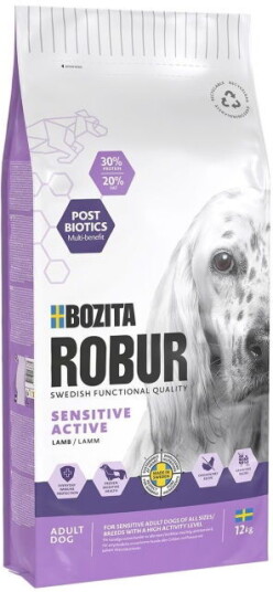 Bozita Robur Sensitive Grain Free Active Hundefôr 12 kg