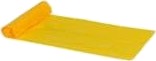 Spandepose 15Ltr B370xl500mm 15My Ldpe Gul,25 Rl X 40 Stk/Krt