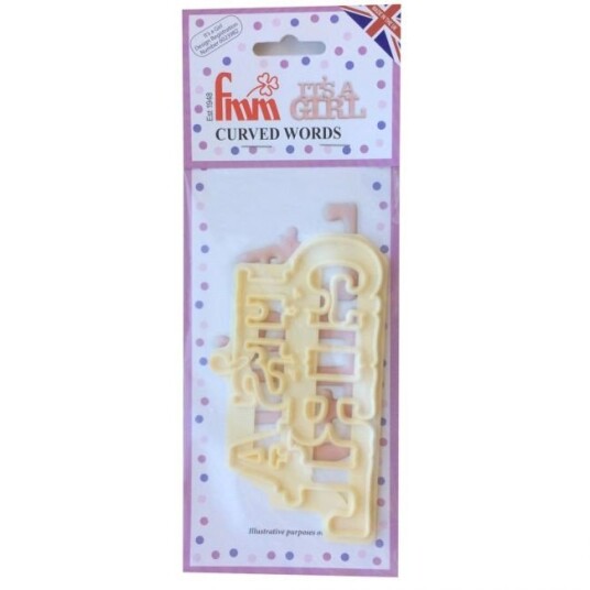 Fmm Utstikker Til Babyshower It´s a Girl Fmm Utstikker Til Babyshower It´s a Girl