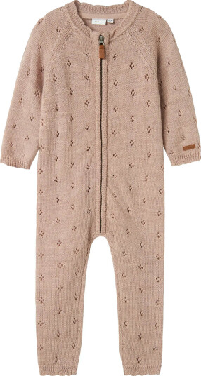 name it Nmfwrilla Wool Ls Knit Suit Pink 98