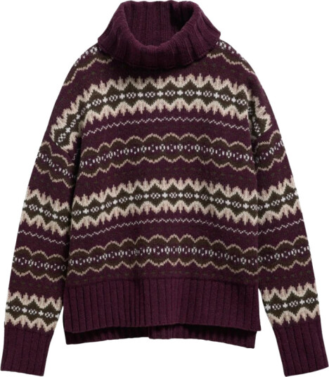 Barbour Dame Strikkevarer Flerfarget L,