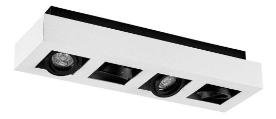 Arcchio Vince taklampe, 47 x 14 cm i hvit Arcchio Vince taklampe, 47 x 14 cm i hvit