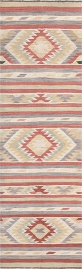 Orientalsk Teppe Hazara Kelim Hand Woven 81 x 278 cm Størrelse: 81 x 278 cm