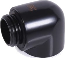 Alphacool Istapadapter 90° G1/4 Svart 17594 Alphacool Istapadapter 90° G1/4 Svart 17594