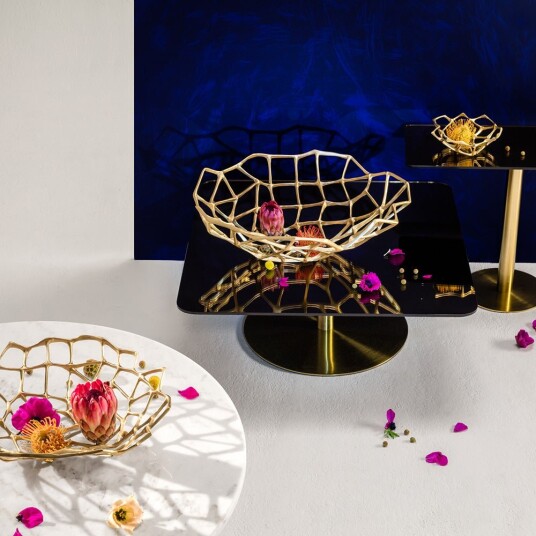 Tom Dixon Bone Skål ekstra stor messing