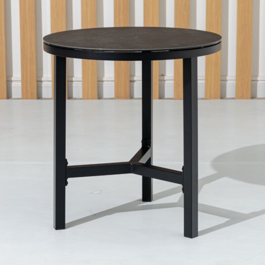 SixbondstreetSixBondStreet Crosby hage cafébord sort Ø70