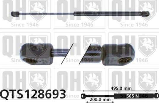 QUINTON HAZELL QTS128693 Baklukedemper
