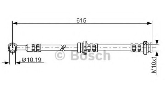 Bremseslange BOSCH 1 987 476 998 Bremseslange BOSCH 1 987 476 998